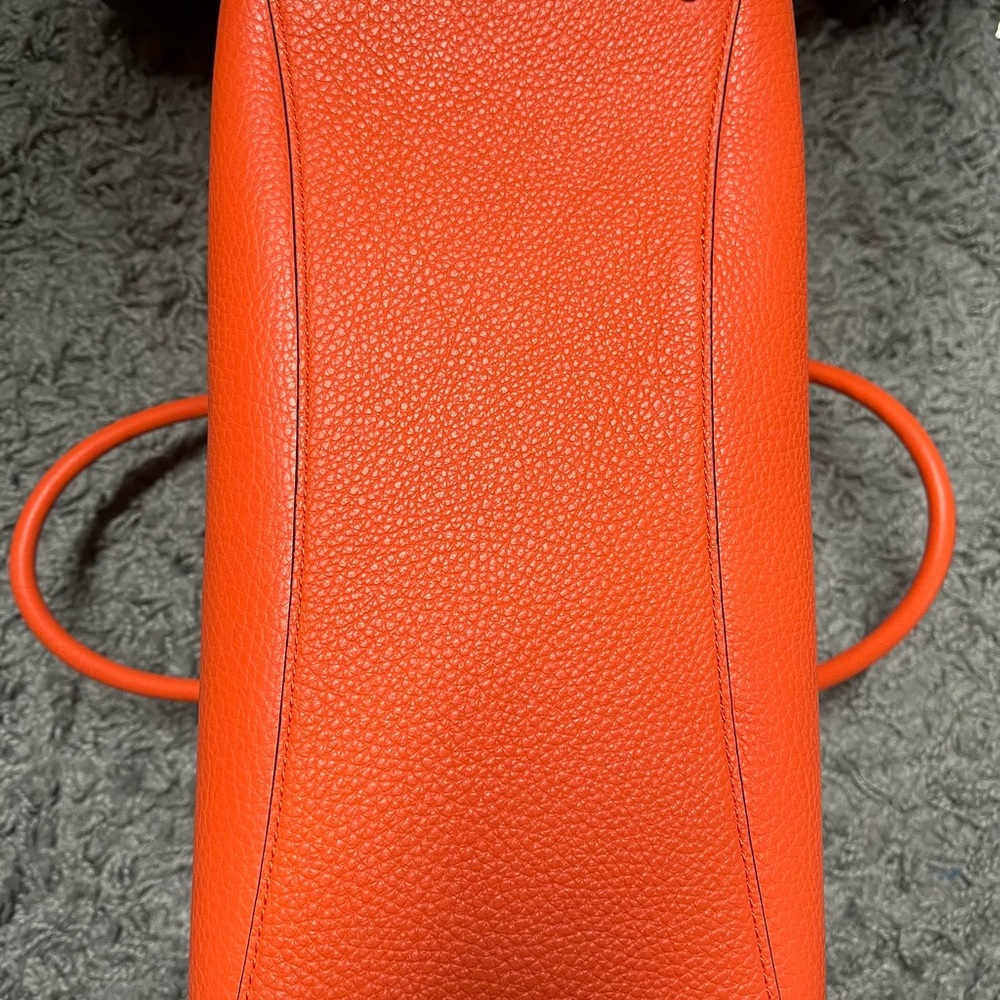 Bright Orange Kate Spade Bag W/ Cross Strap - Picture 4 of 7